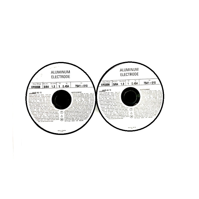 Aluminum ER5356 3/64" MIG Welding Wire 1 Ib Spool 2 Rolls