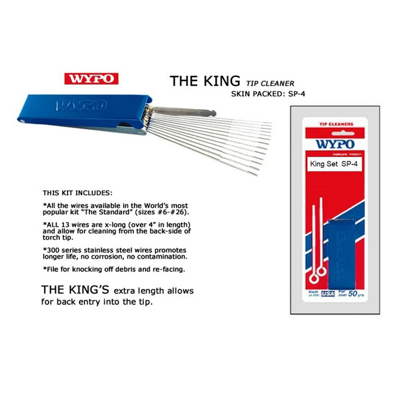 WYPO SP-4 King Tip Cleaner Stainless Steel Reams Tip Cleaner Made in USA