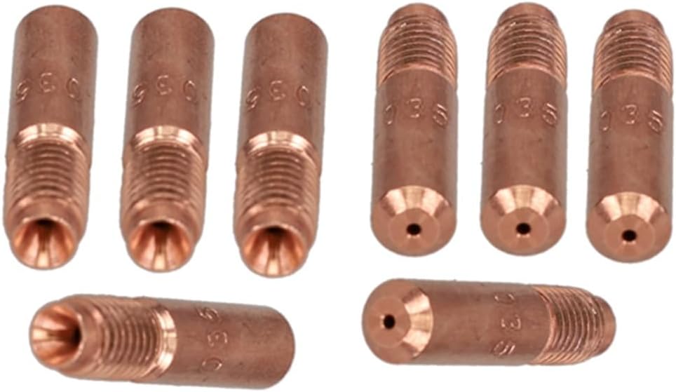 000068 Mig Welding Contact Tips .035" 000-068 for Miller M10 M15 M25 M40 M100 Hobart H9 H10 MIG Weld Guns (Pack of 25) 000-068