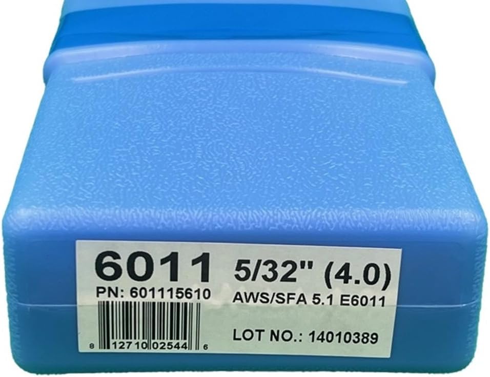Victory Welding Alloys 6011 Welding Rod 1/8", Sold By STARTECHWELD E6011 Stick Welding Electrodes 5Lbs with Arc Stability E6011 1/8" (1/8" 5 Pound Box)