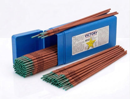 Victory Welding Alloys 6010 Welding Rod 1/8", Sold By STARTECHWELD E6010 Stick Welding Electrodes 5Lbs with Smooth Stable Arc E6010 1/8" (1/8" 5 Pound Box)