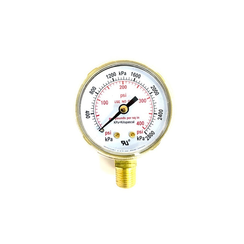 Pressure Gauges 400 PSI 2” for Oxygen & Acetylene Regulators 2-400