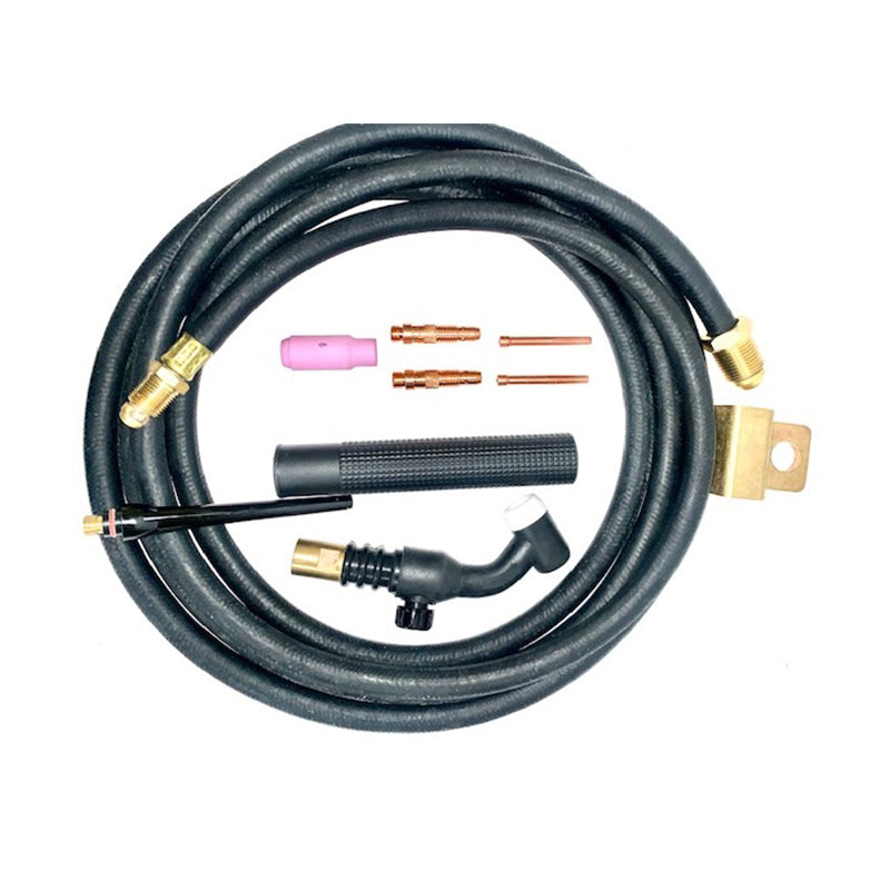 Tig 26FV Flex with Gas Valve Complete Torch Outfit 12FT Air Cooled 200 Amps WP26FV-12R