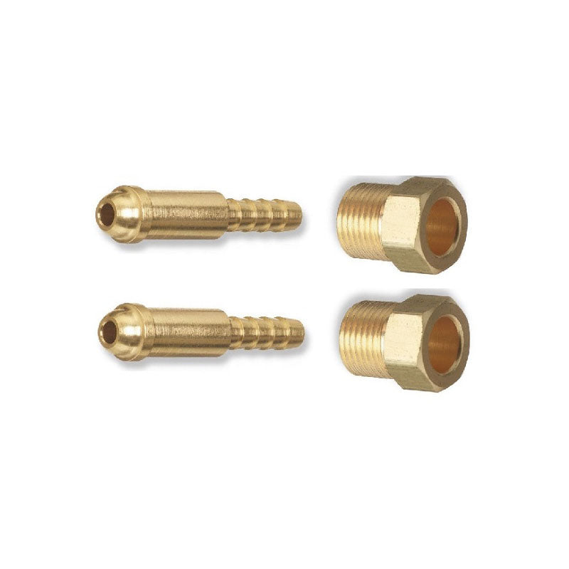 Superior Products Argon Nut 5/8”-18 RH B Size with Argon Nipple 1/4” ID Hose B Size 2-5/8”