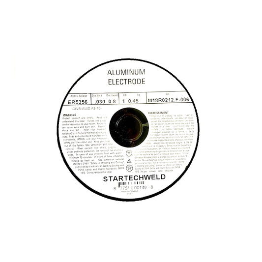 Aluminum ER5356 .030" MIG Welding Wire 1 Ib Spool 1 Roll