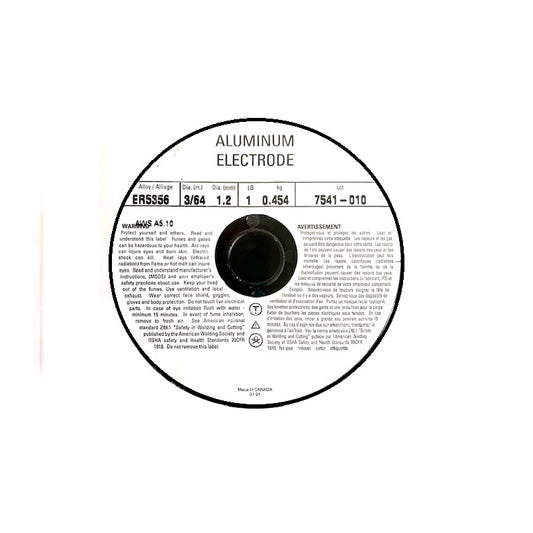 Aluminum ER5356 3/64" MIG Welding Wire 1 Ib Spool 1 Roll