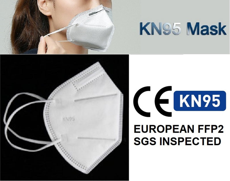 KN95 Protective Face Mask 5 Layers Disposable CE EN149 Approved SGS Inspected