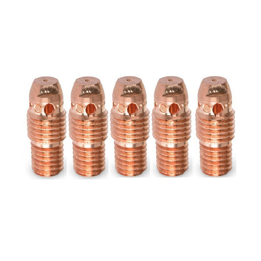 TIG Collet Body 13N28 Torch Collet Body 3/32” for Tig Torches 9, 20, 25 13N28 (Pack of 5)