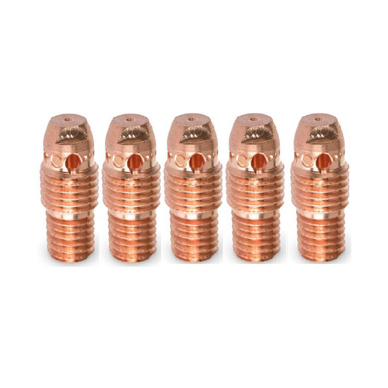 TIG Collet Body 13N29 Torch Collet Body 1/8” for Tig Torches 9, 20, 25 13N29 (Pack of 5)