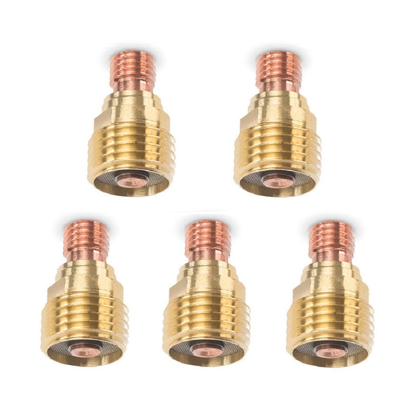 TIG Gas Lens 45V43 Tig Torch Gas Lens 1/16” Fit Tig 9, 20, 25  45V43 (Pack of 5)