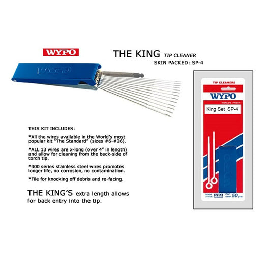 WYPO SP-4 King Tip Cleaner Stainless Steel Reams Tip Cleaner Made in USA